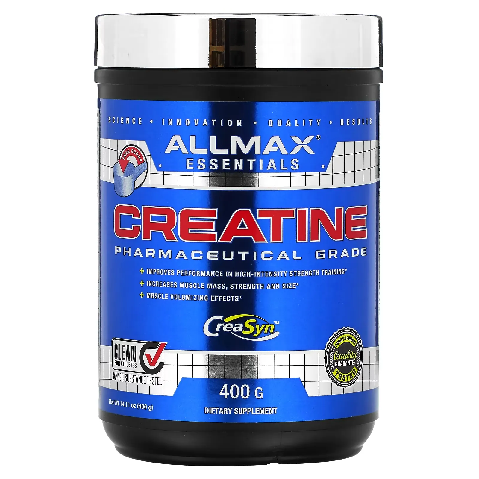 Creatine, Pharmaceutical Grade, 14.11 oz (400 g)