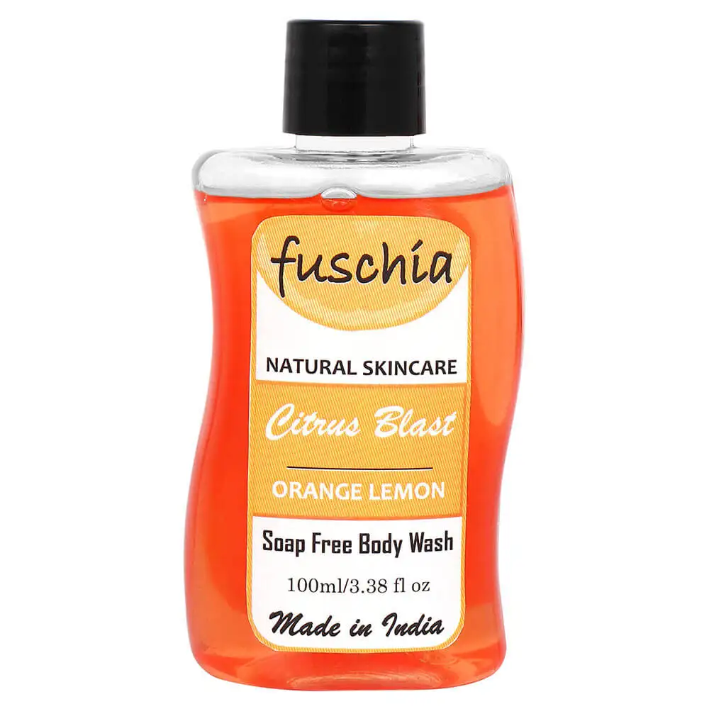 Fuschia Soap Free Body Wash,  100 ml  Citrus Blast Orange Lemon