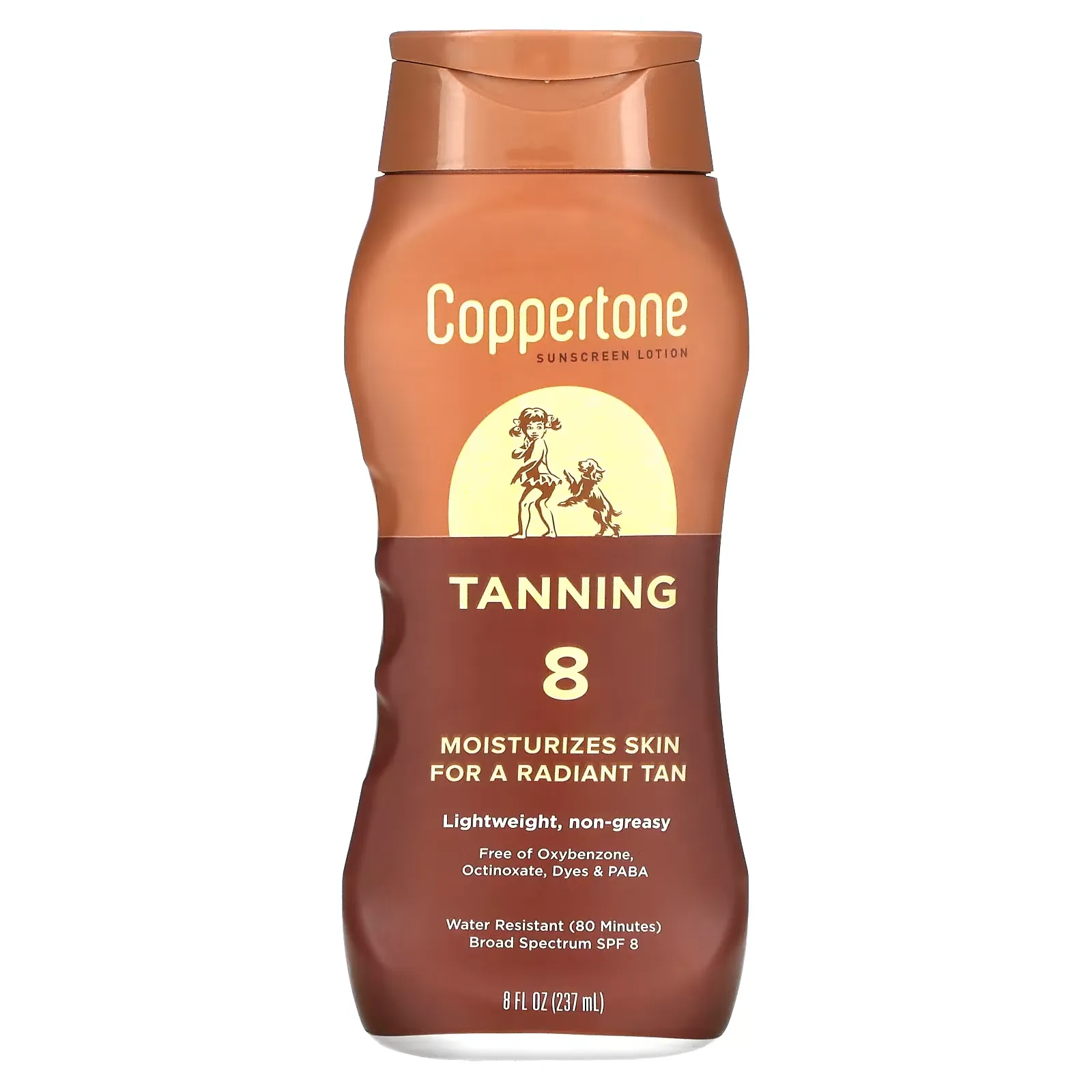 Tanning, Sunscreen Lotion, SPF 8, 8 fl oz (237 ml)