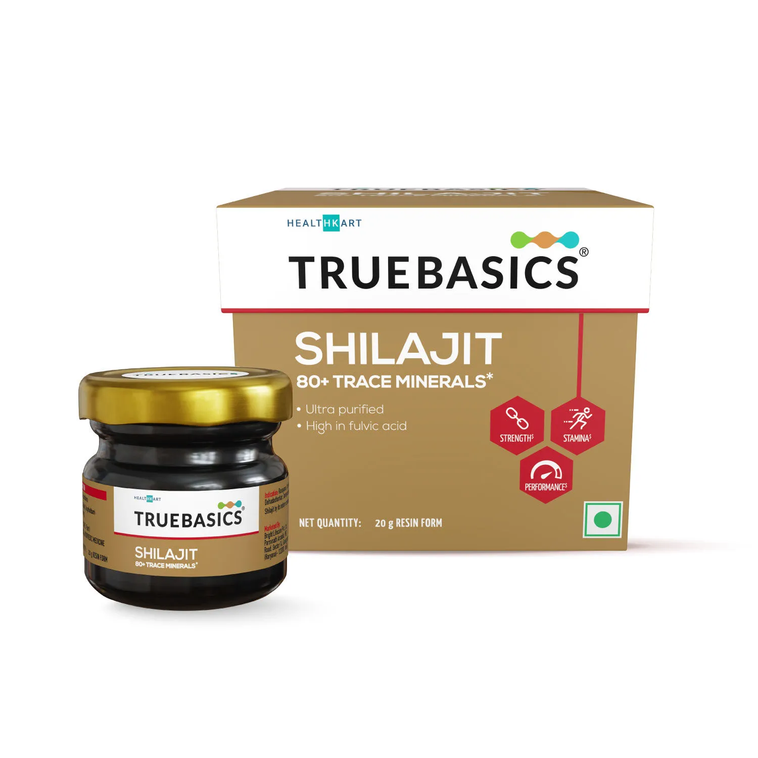 TrueBasics Shilajit Resin With 80+ Trace Minerals