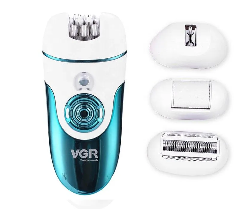 VGR V700 Professional 4-In-1 Women Epilator & Shaver For Face, Legs, Underarms & Bikini, Fast Charge