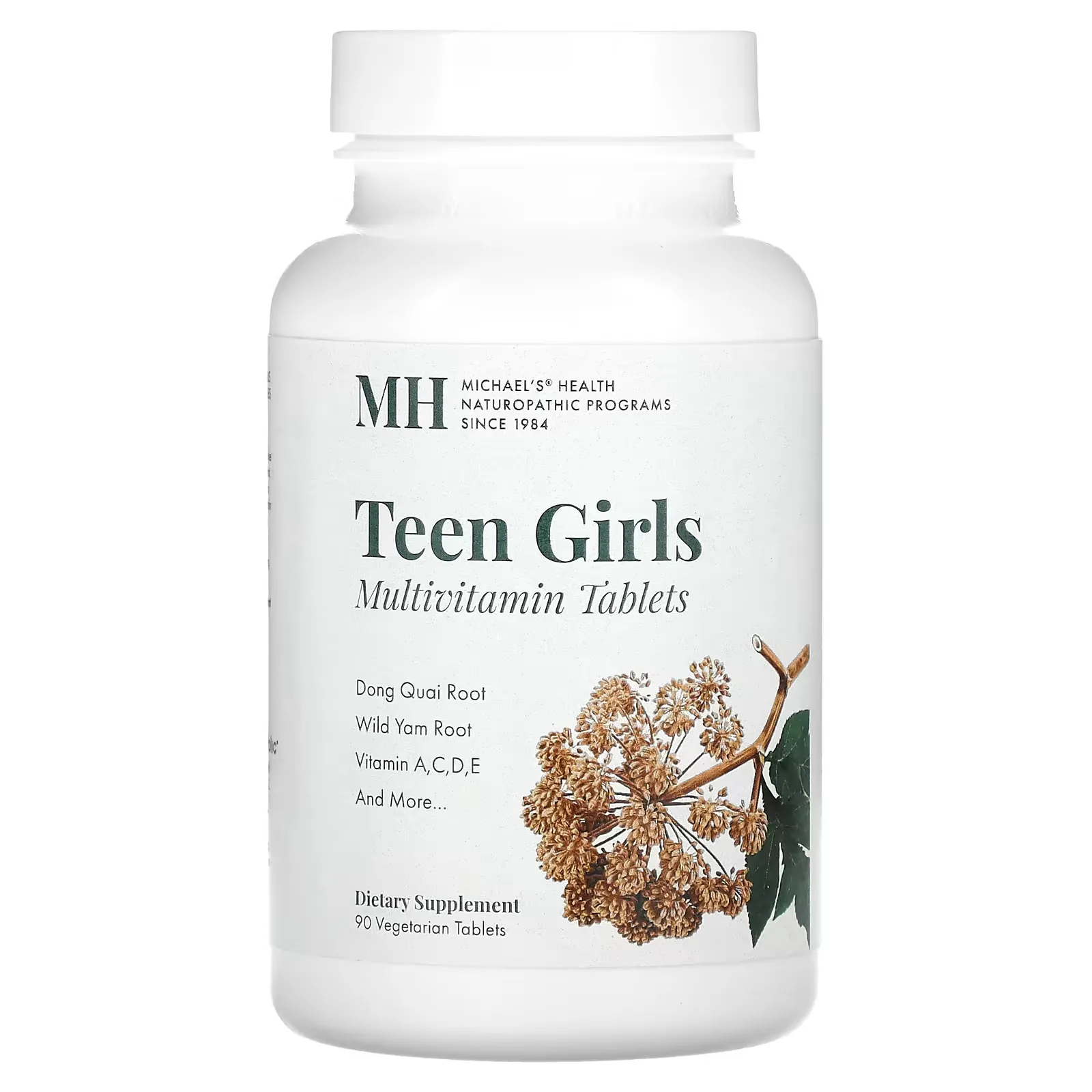 Teen Girls Tabs, Multivitamin, 90 Vegetarian Tablets