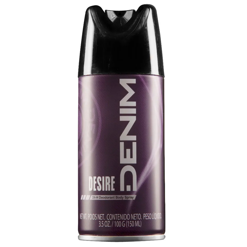 Denim Desire Deodorant Body Spray for Men