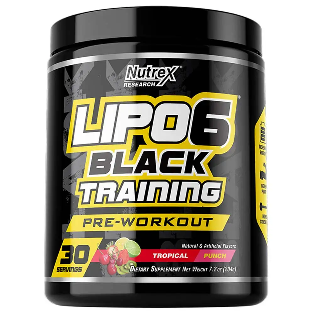 Nutrex Lipo 6 Black Training,  0.44 lb  Tropical Punch