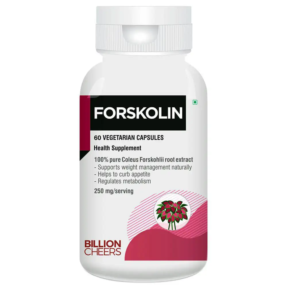 Billion Cheers Forskolin,  60 capsules  Unflavoured