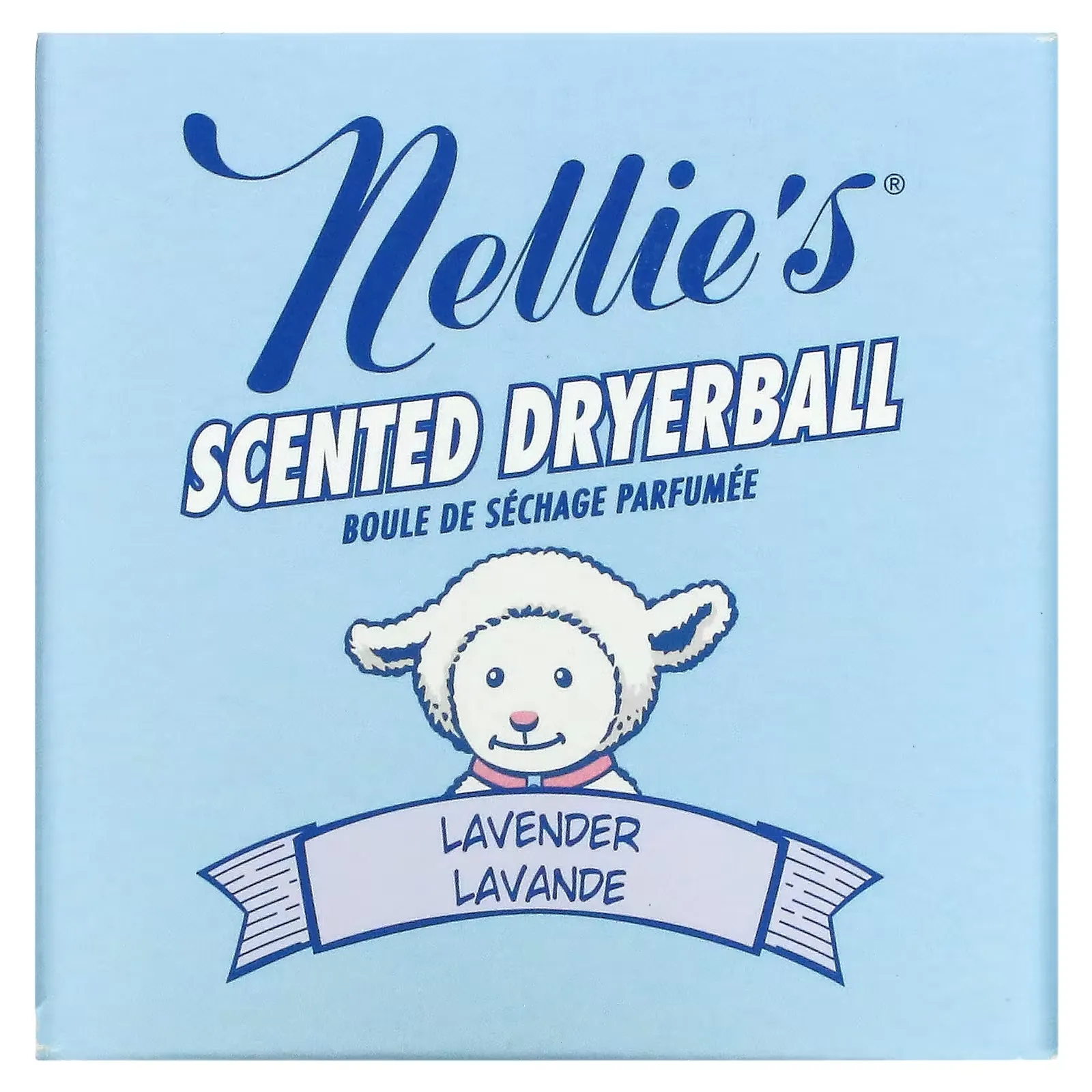 Scented Wool Dryerball, Lavender, 1 Dryerball