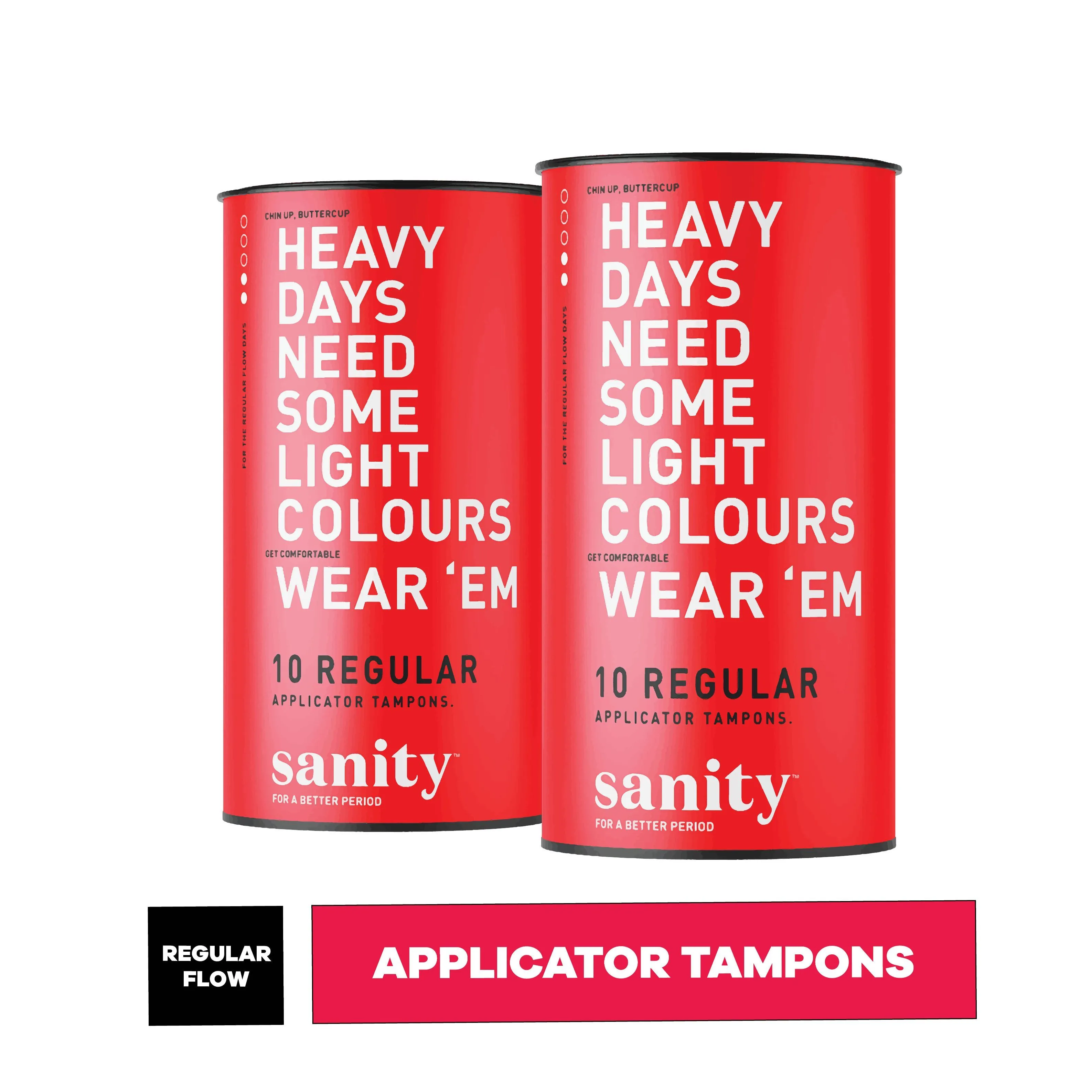 Sanity Regular Applicator Tampons - Pack of 20