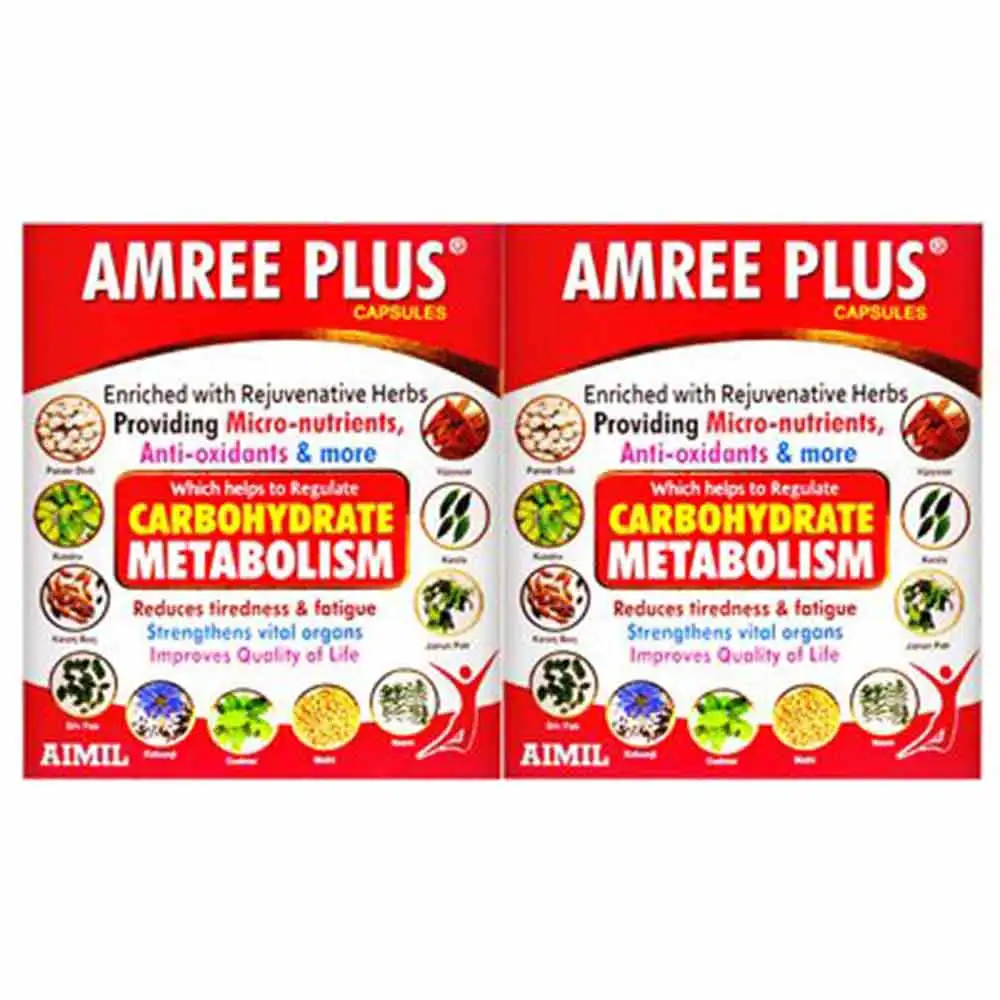 Aimil Amree Plus (Pack of 2),  20 capsules