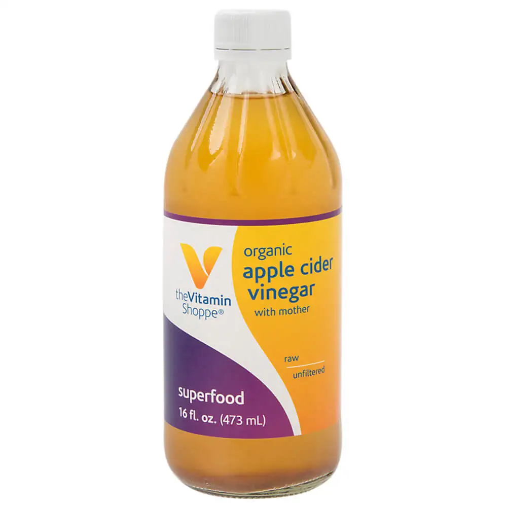 The Vitamin Shoppe Organic Apple Cider Vinegar,  0.473 L  Unflavoured