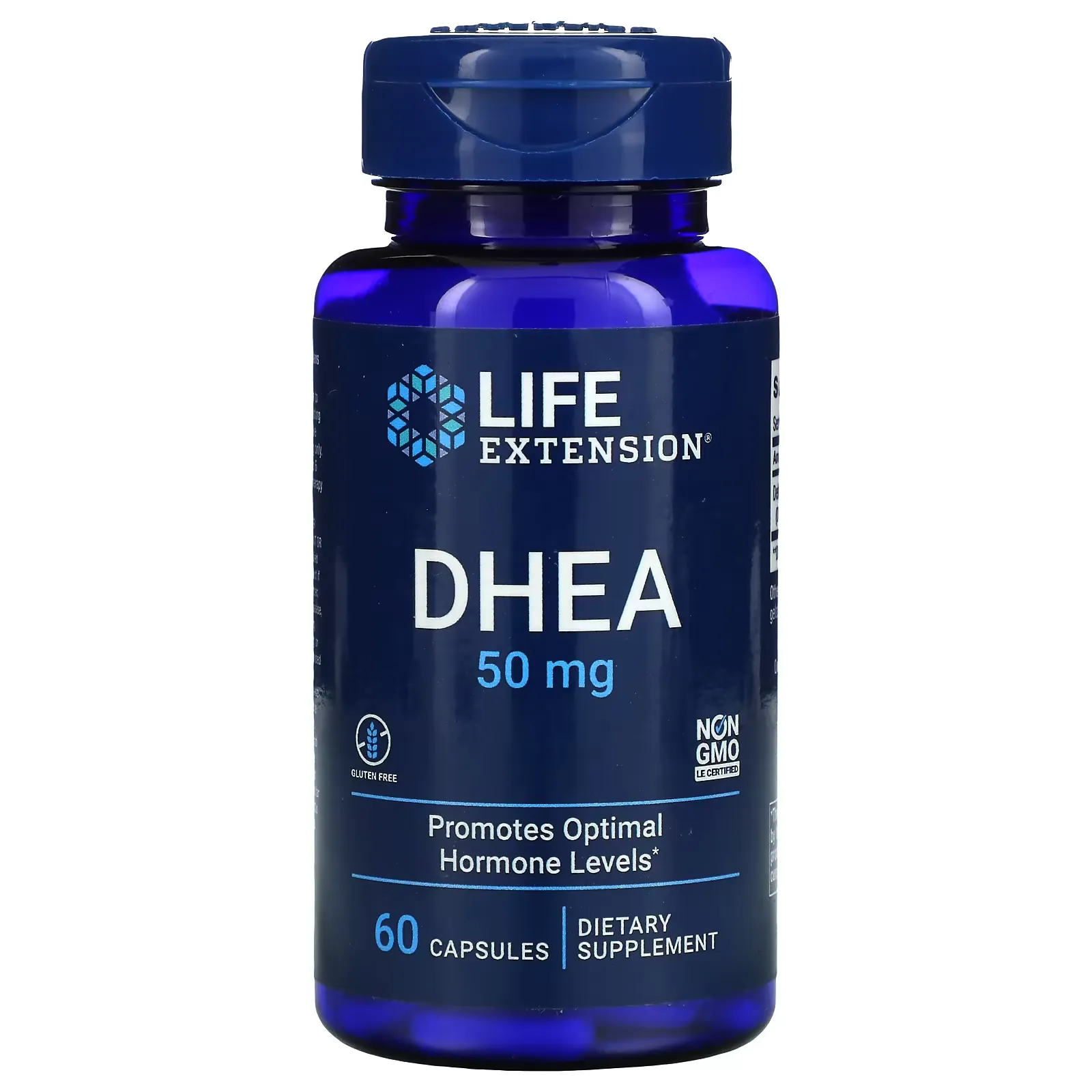 DHEA, 50 mg, 60 Capsules