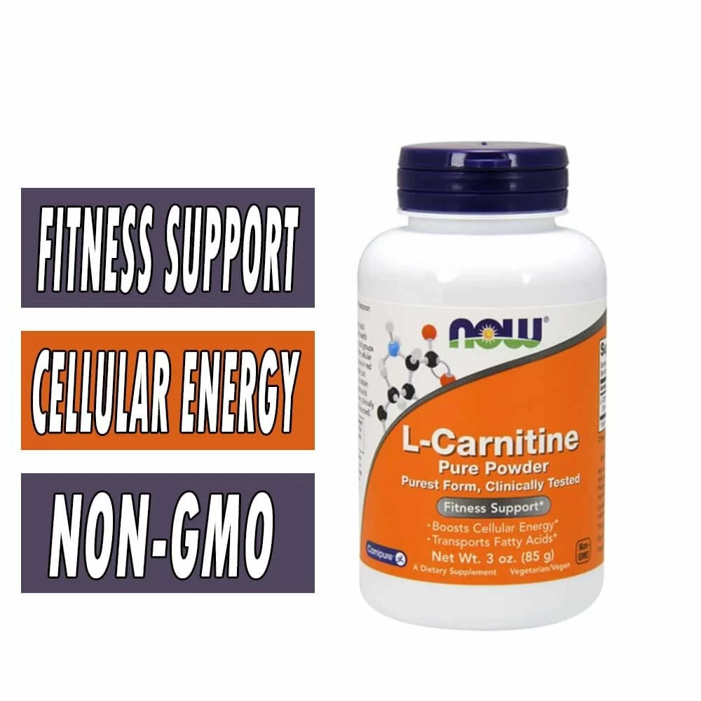 NOW L-Carnitine Powder, 3 oz