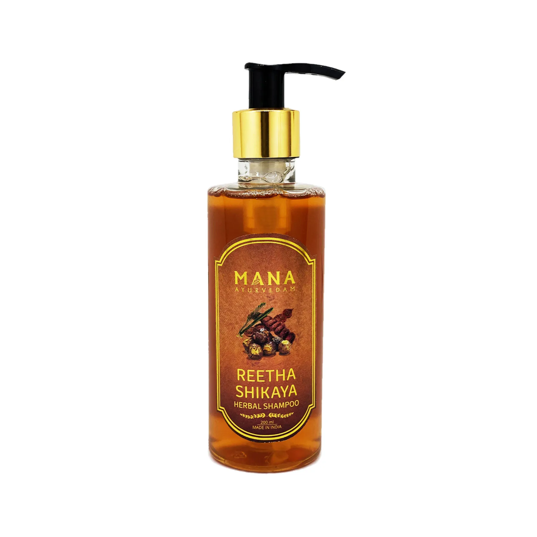 Mana Ayurvedam Reetha Shikaya Herbal Shampoo