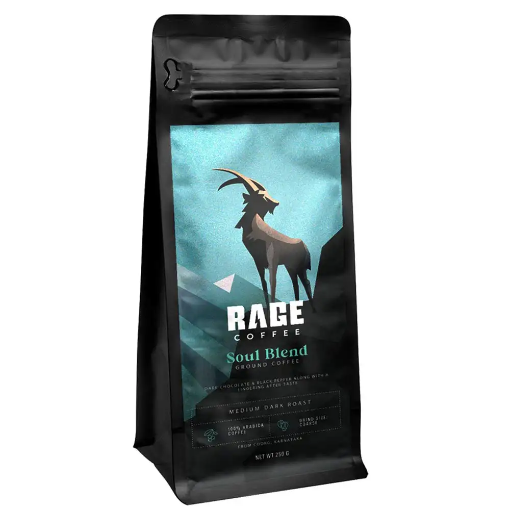 Rage Coffee Soul Blend Ground Coffee,  250 g  Pour Over (Coarse)