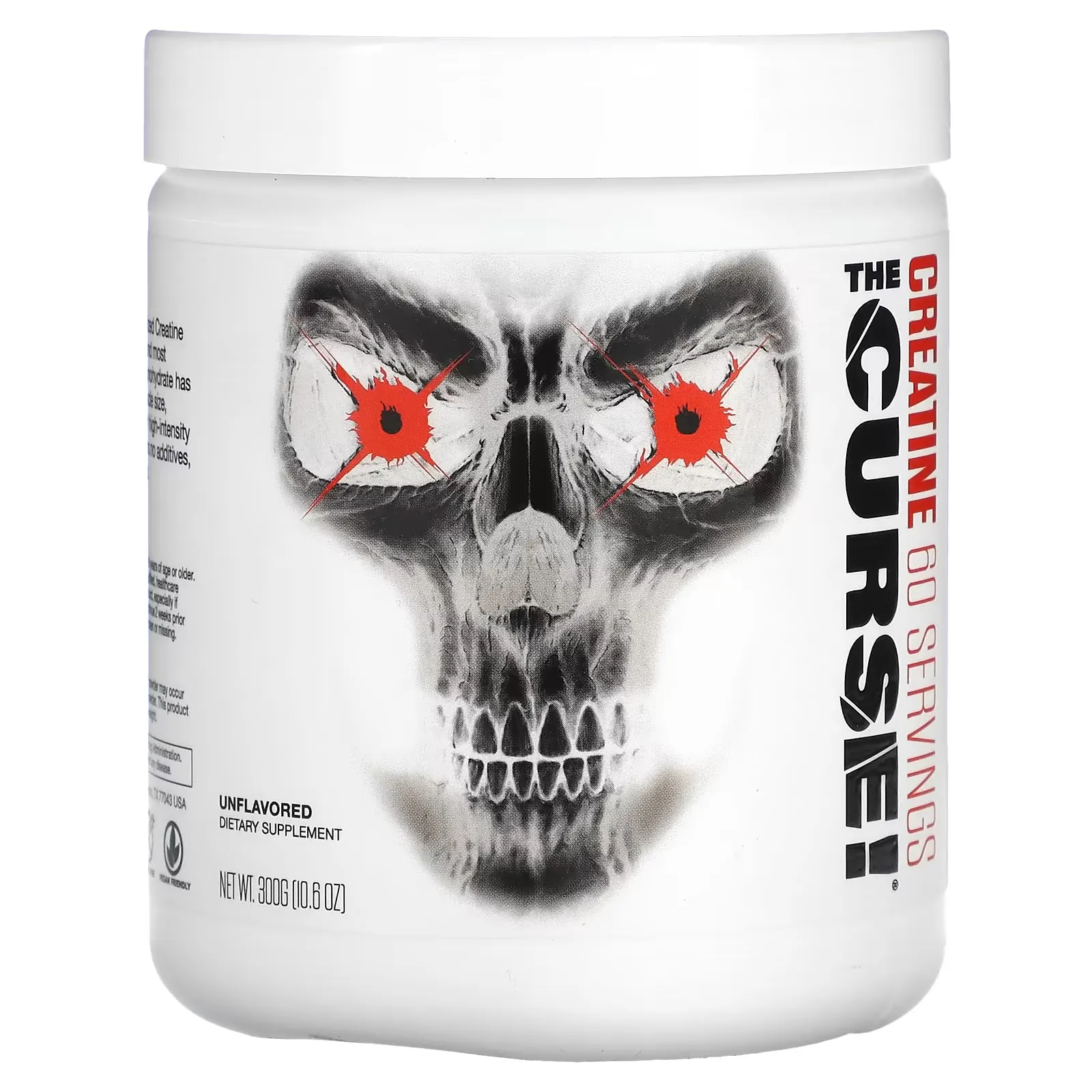 The Curse, Creatine, Unflavored, 10.6 oz (300 g)