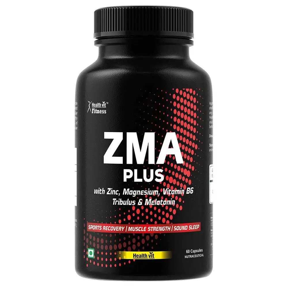 Healthvit ZMA Plus,  60 capsules  Unlfavoured