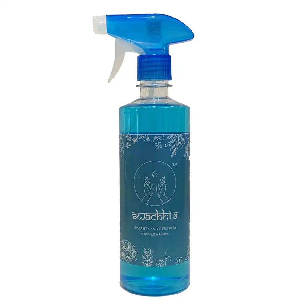 Swachhta Instant Sanitizer Spray,  Special Flower Oil Fragrance  500 ml  Kills 99.99% of Germs