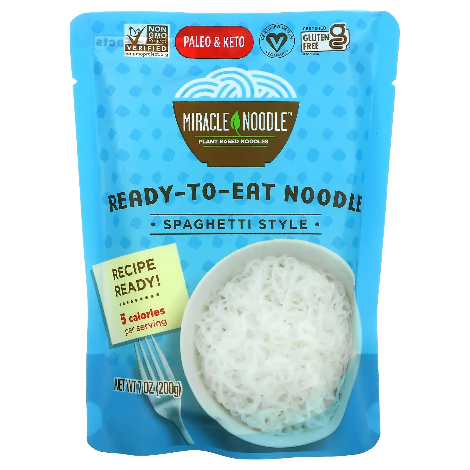 Ready-to-Eat Noodle, Spaghetti Style, 7 oz (200 g)