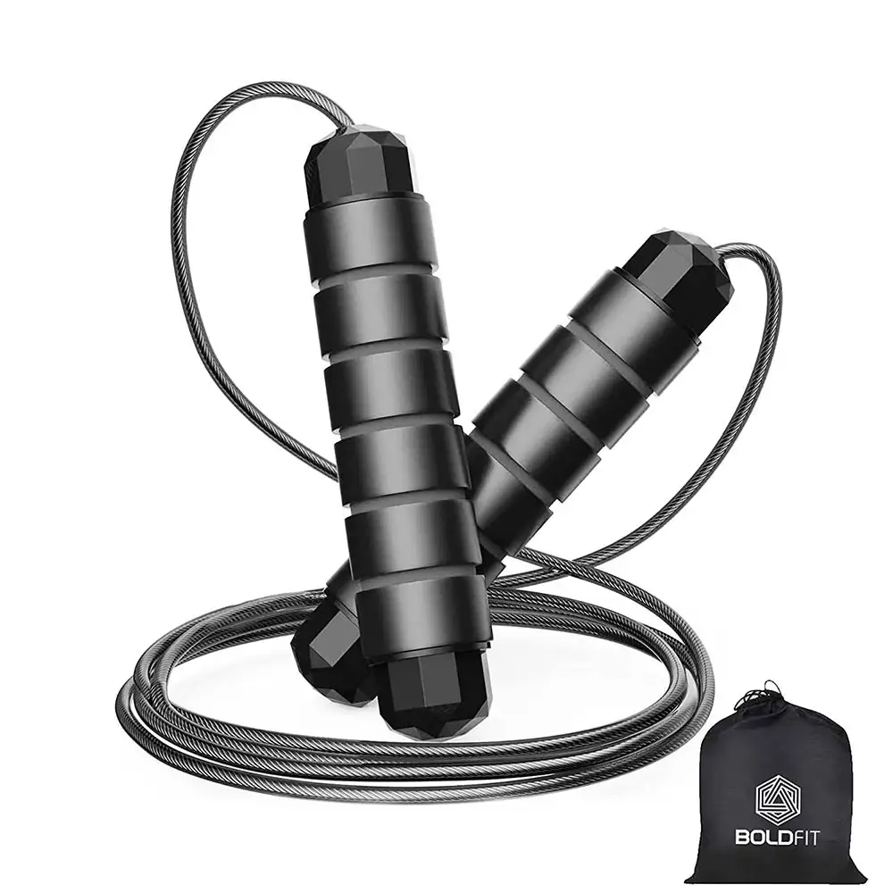 Boldfit Skipping Rope,  Black  Free Size