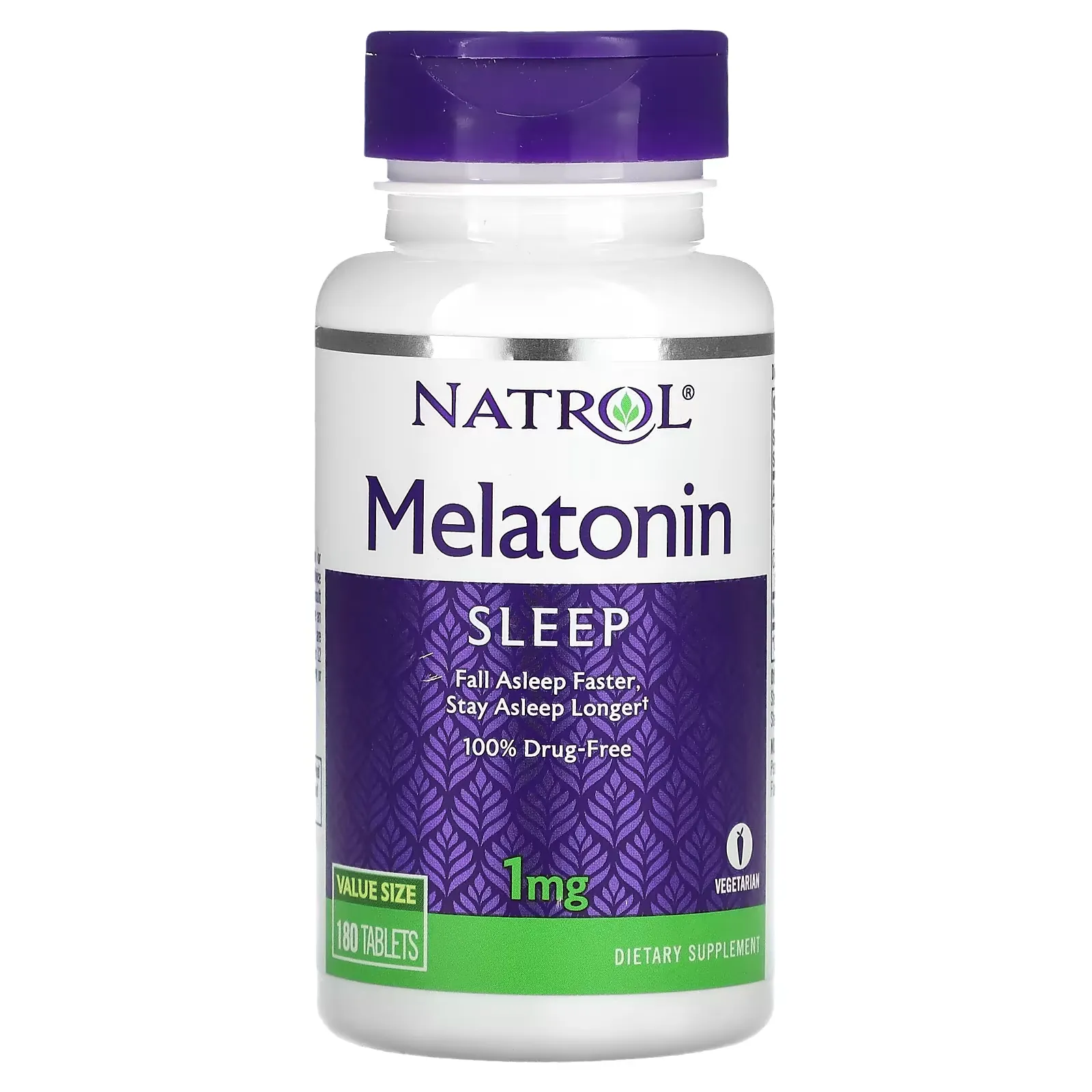 Melatonin, 1 mg, 180 Tablets