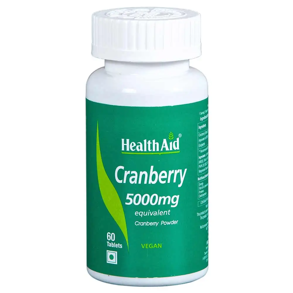 HealthAid Cranberry 5000mg (Equivalent),  60 tablet(s)