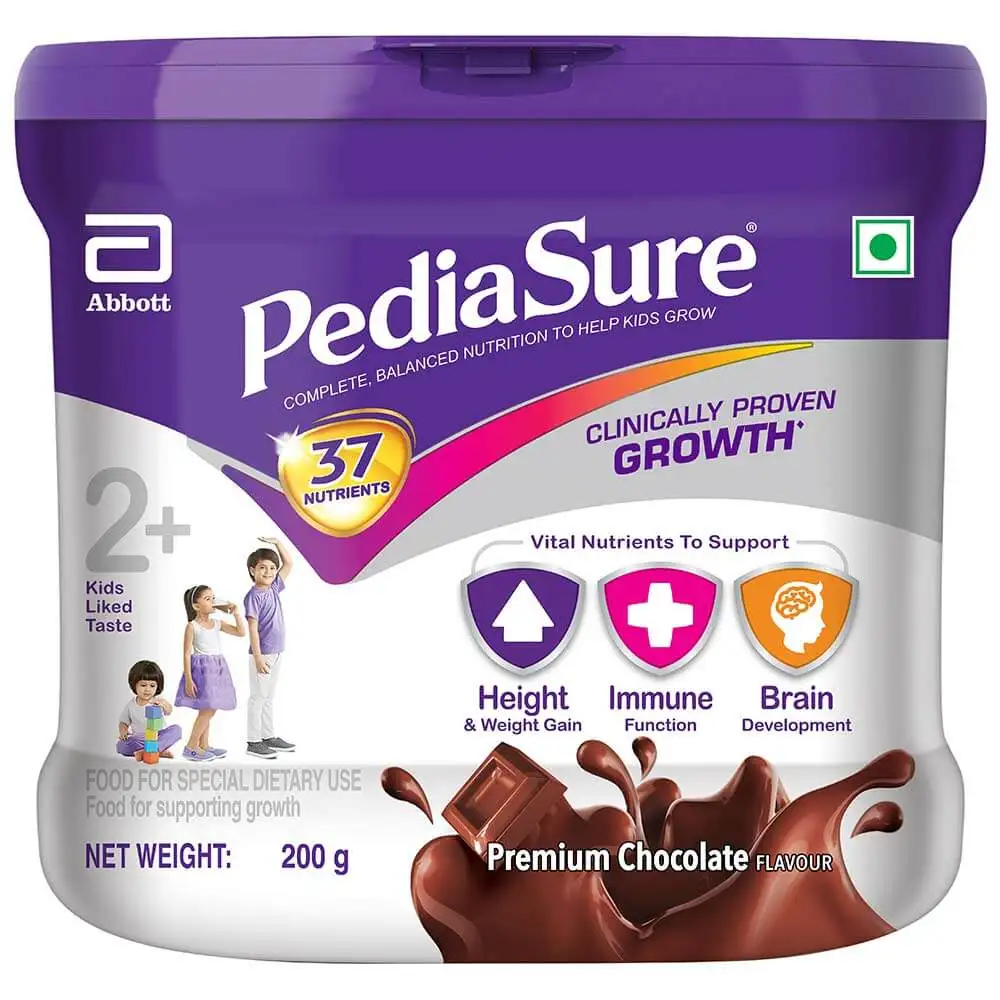 PediaSure Sure Growth Kids Nutrition,  0.2 kg  Premium Chocolate Jar