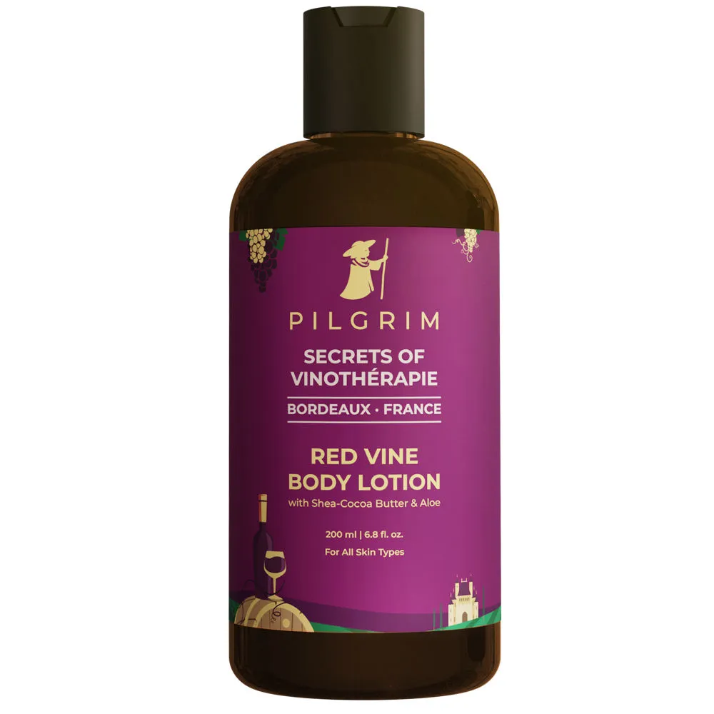 Pilgrim Red Vine Body Lotion with Shea-cocoa Butter & Aloe