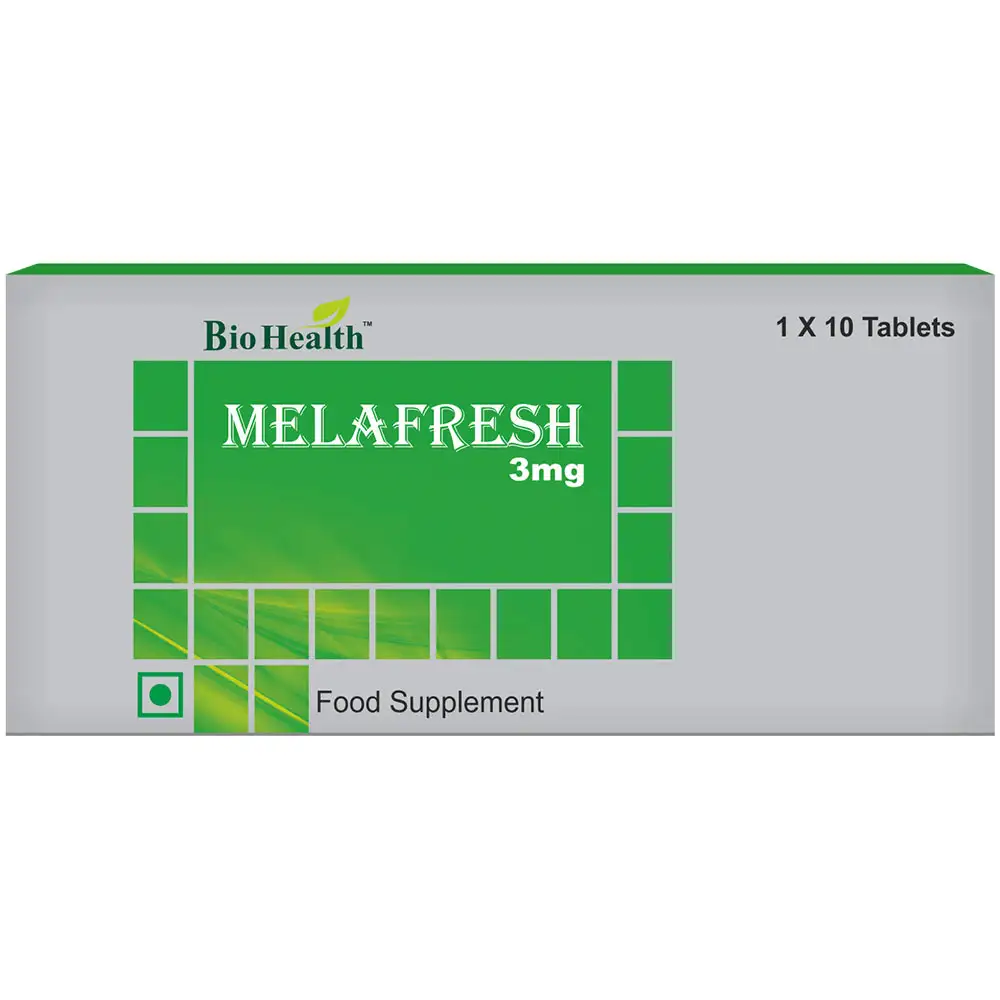 Bio Health Melafresh 3 mg,  10 tablet(s)  Unflavoured