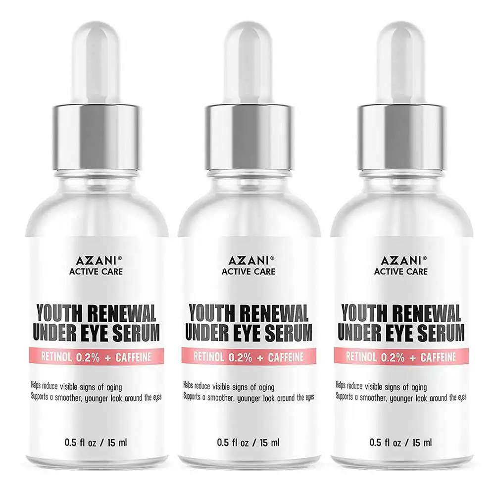 Azani Active Care Youth Renewal Eye Serum,  15 ml  for All Skin Types (Pack of 3)