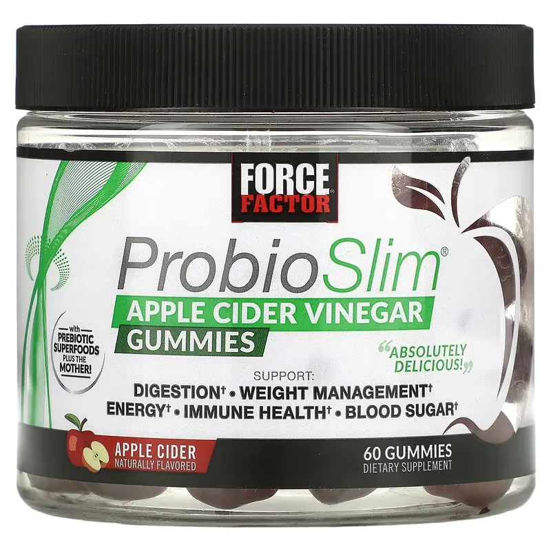 ProbioSlim Apple Cider Vinegar Gummies, 60 Gummies