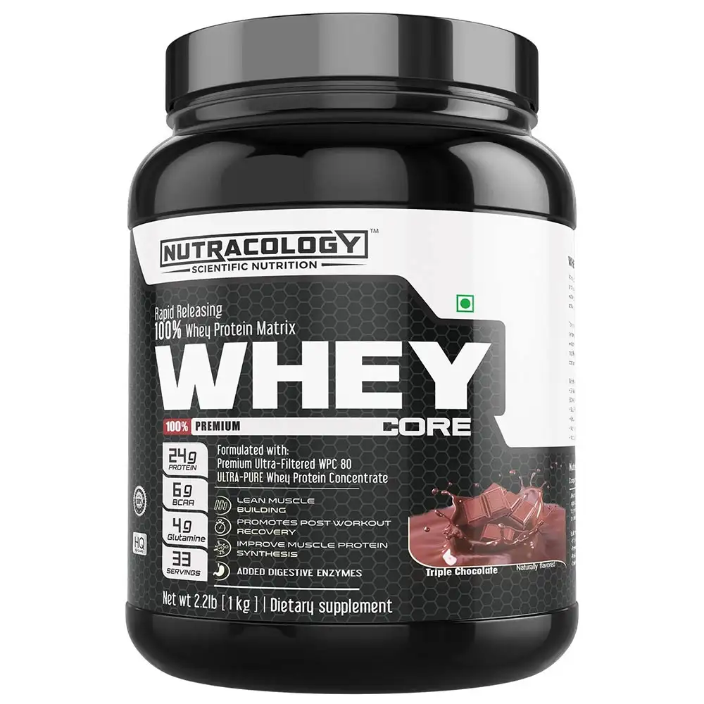 Nutracology Whey Core,  2.2 lb  Triple Chocolate