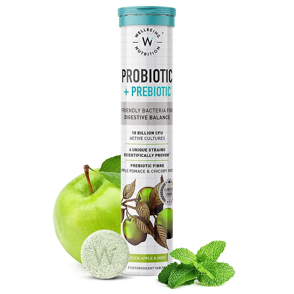 Wellbeing Nutrition Probiotic + Prebiotic,  21 tablet(s)  Unflavoured