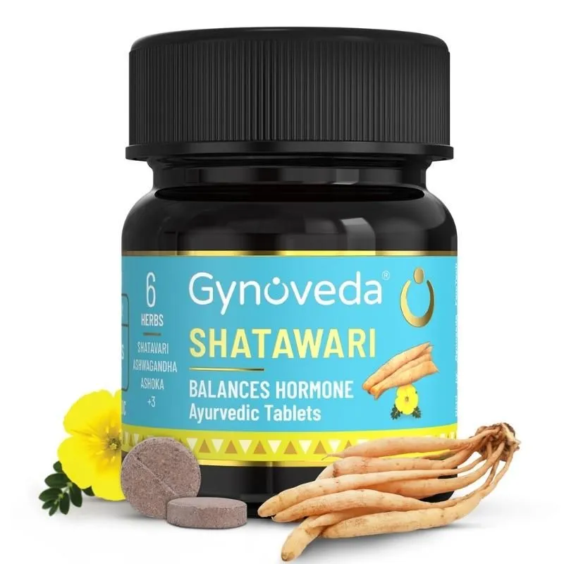 Gynoveda Shatavari Hormone Balancer Ayurvedic Tablets For Teenagers