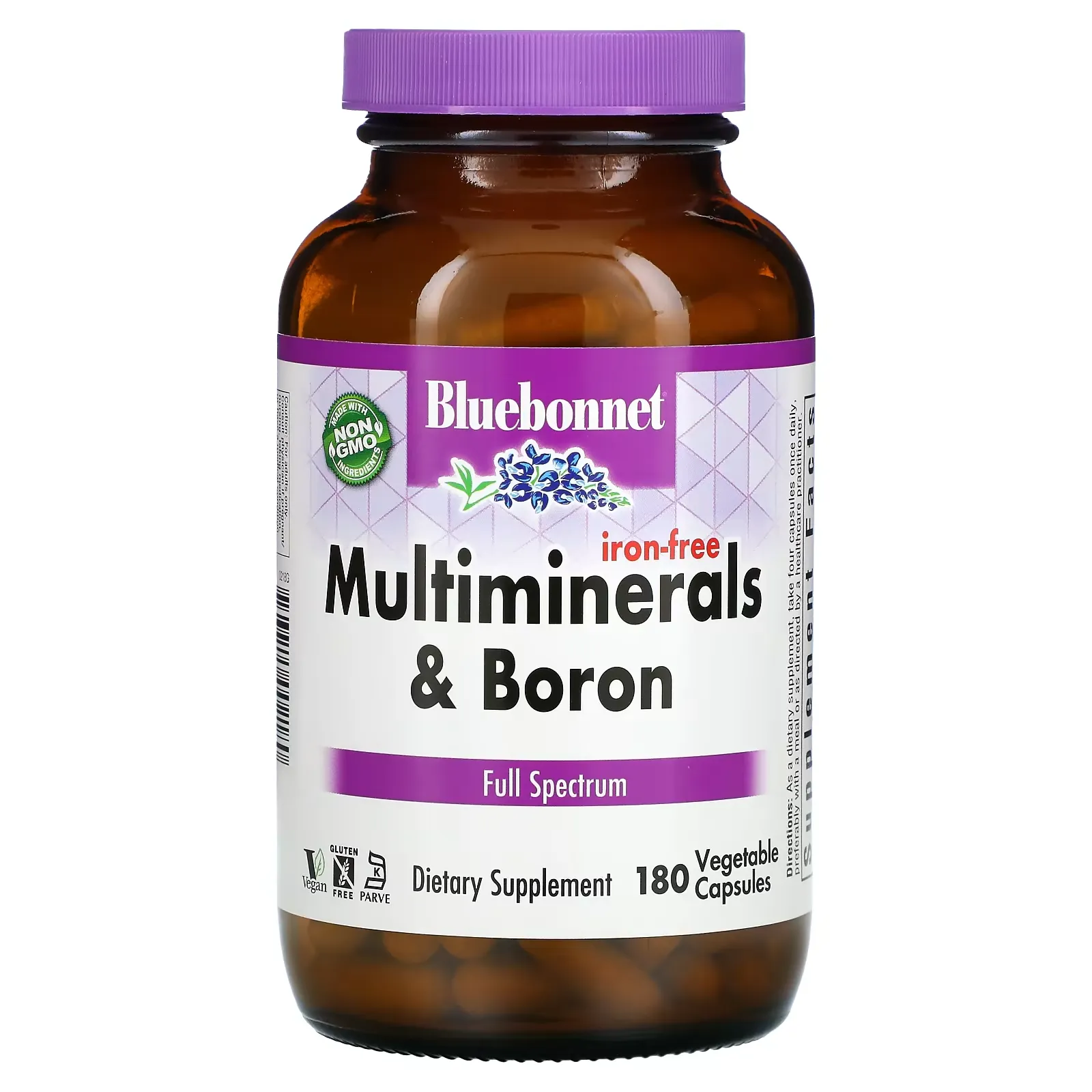 Multiminerals & Boron, Iron-Free, 180 Vegetable Capsules