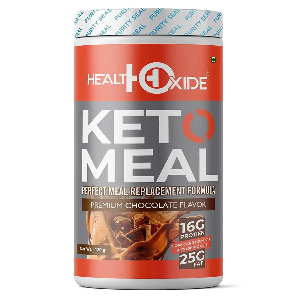 Health Oxide Keto Meal,  0.420 kg  Chocolate