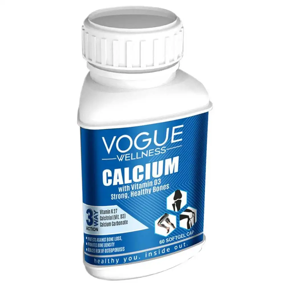 Vogue Wellness Calcium,  60 softgels  Unflavoured