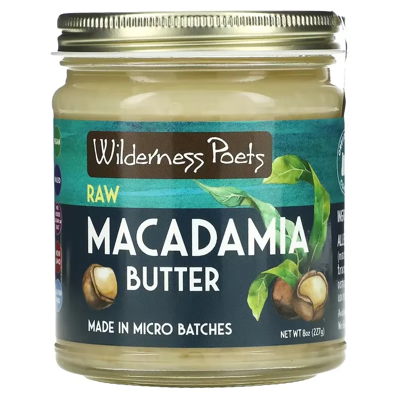 Raw Macadamia Butter, 8 oz (227 g)