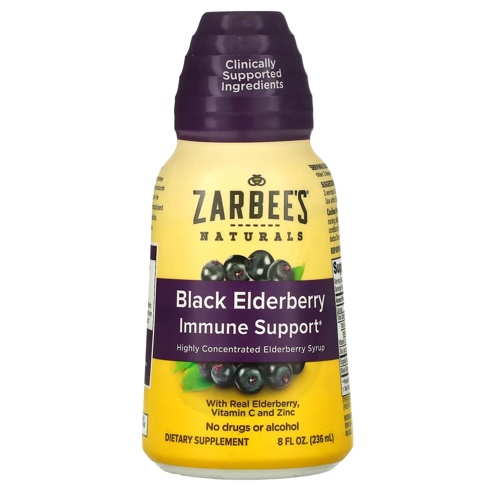 Black Elderberry Immune Support, 8 fl oz (236 ml)