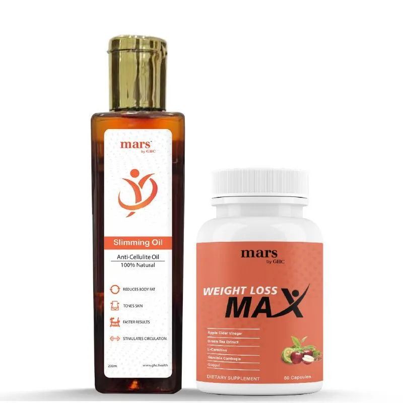 Mars by GHC Perfect Weight Loss Combo - ACV, Garcina, Green Tea Extract