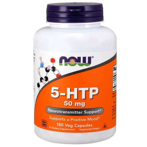 NOW Sports, 5-HTP, 50 mg, 180 Veg Capsules,