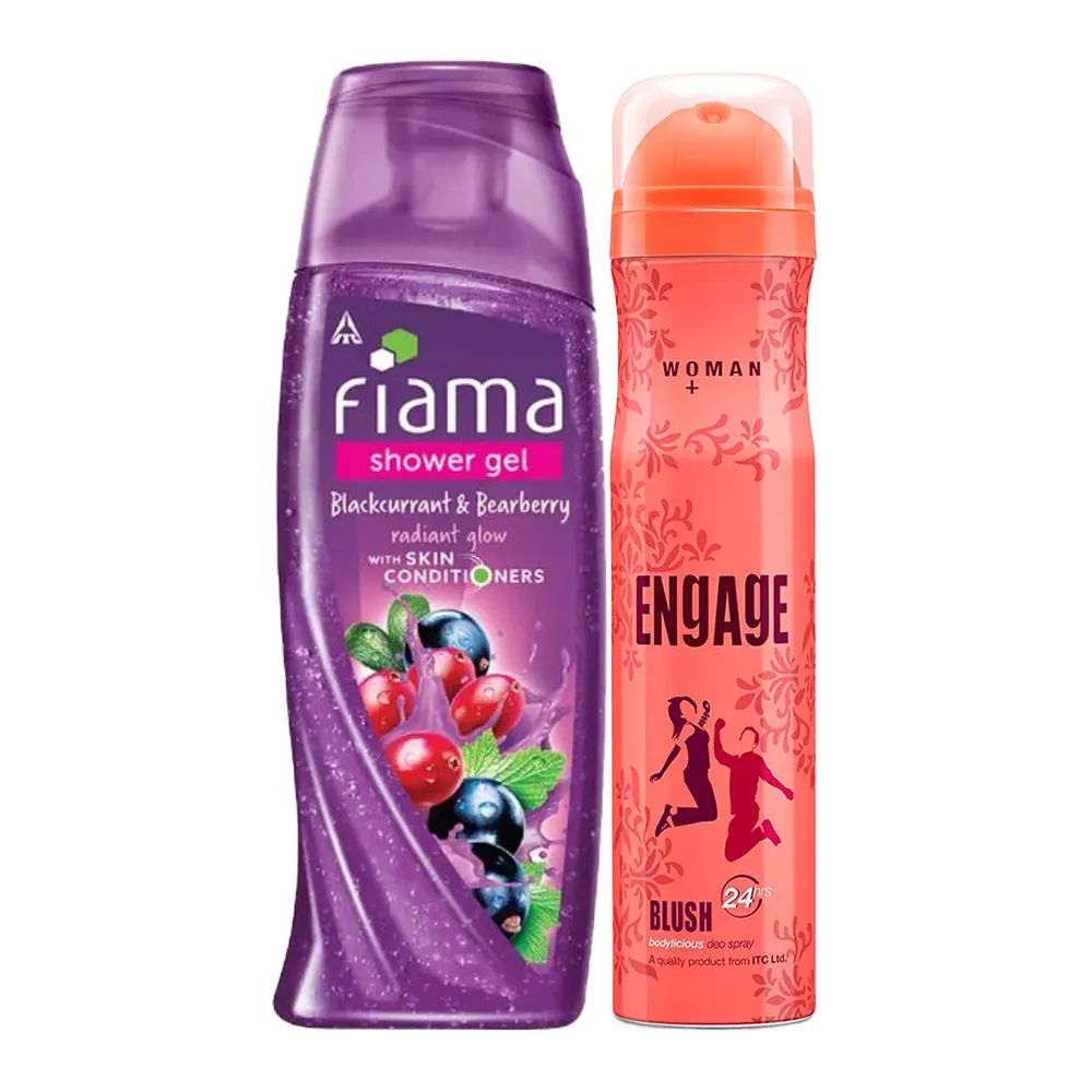 Engage Deo And Fiama Shower Gel - Bath & Body Combo Offer