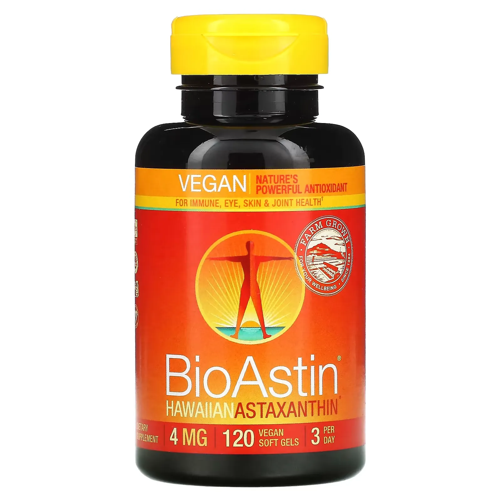 BioAstin, 4 mg, 120 Vegan Soft Gels