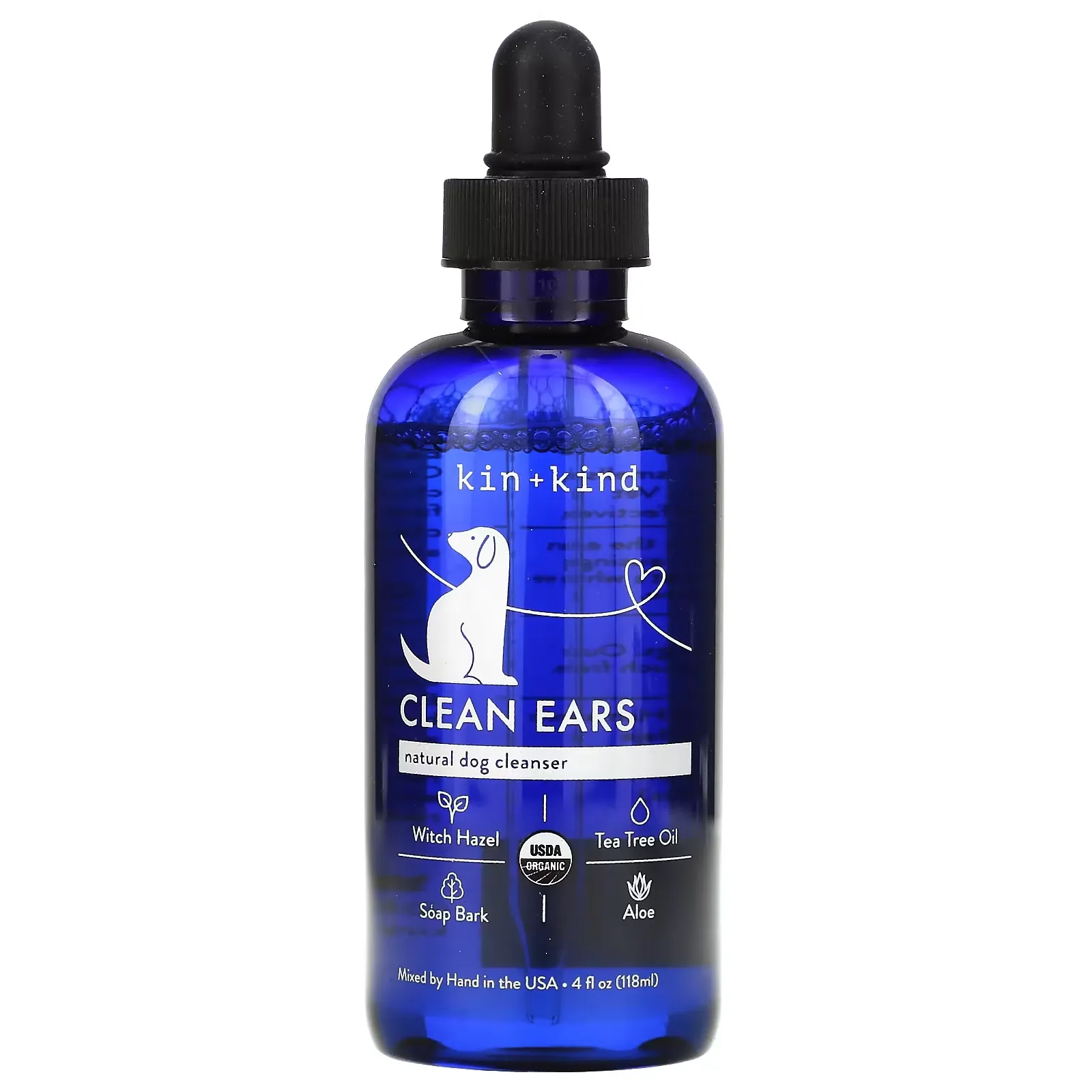 Clean Ears, Natural Dog Cleanser, 4 fl oz (118 ml)