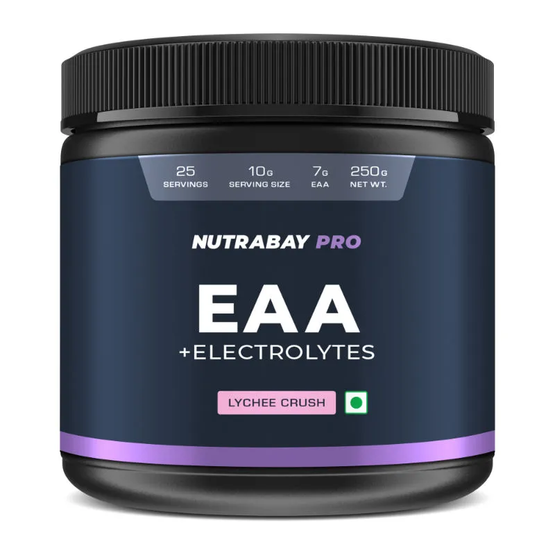 Nutrabay Pro Eaas With Electrolytes (Essential Amino Acids) - Lychee Crush