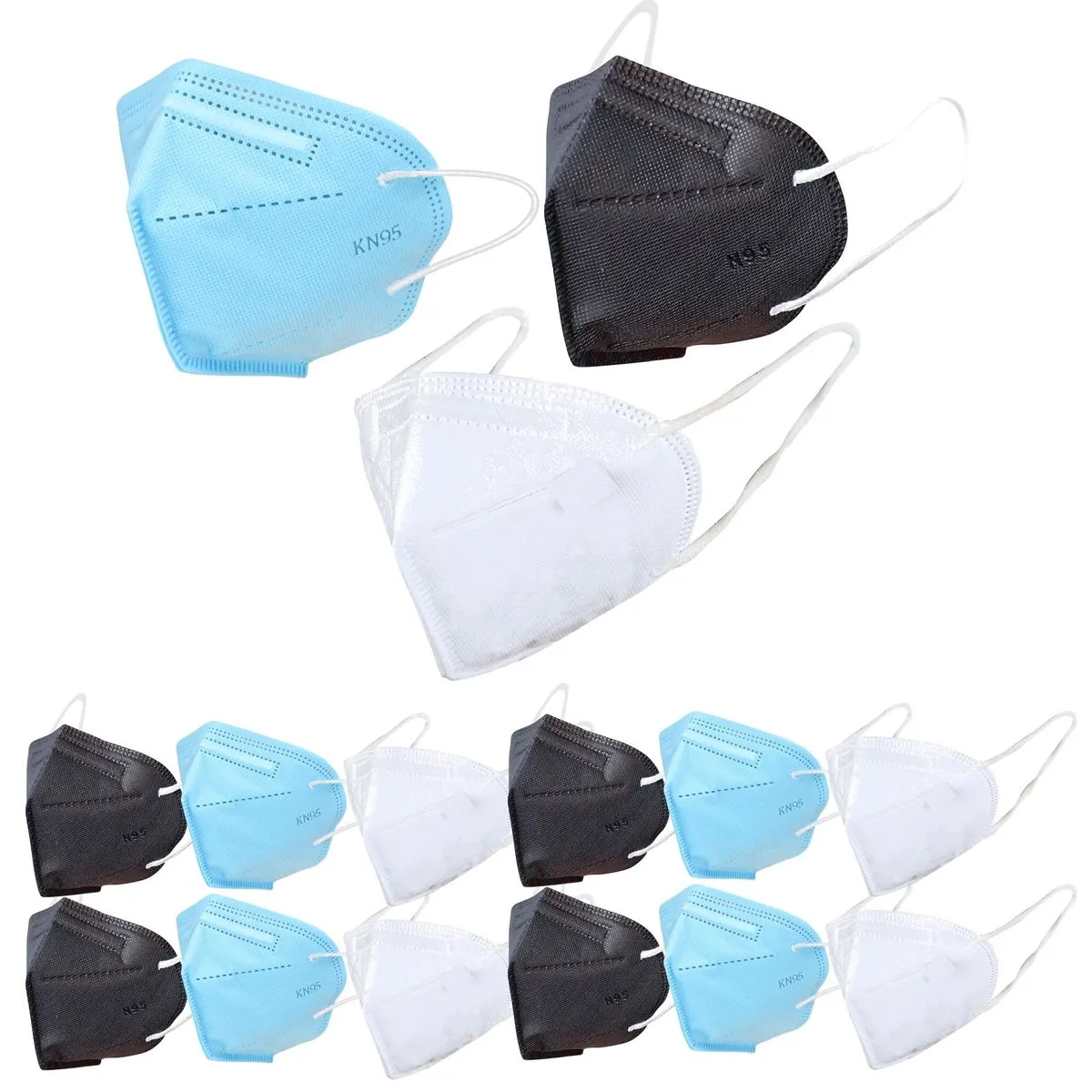 OOMPH Pack of 45 Kn95/N95 Anti-Pollution Reusable 5-Layer Mask