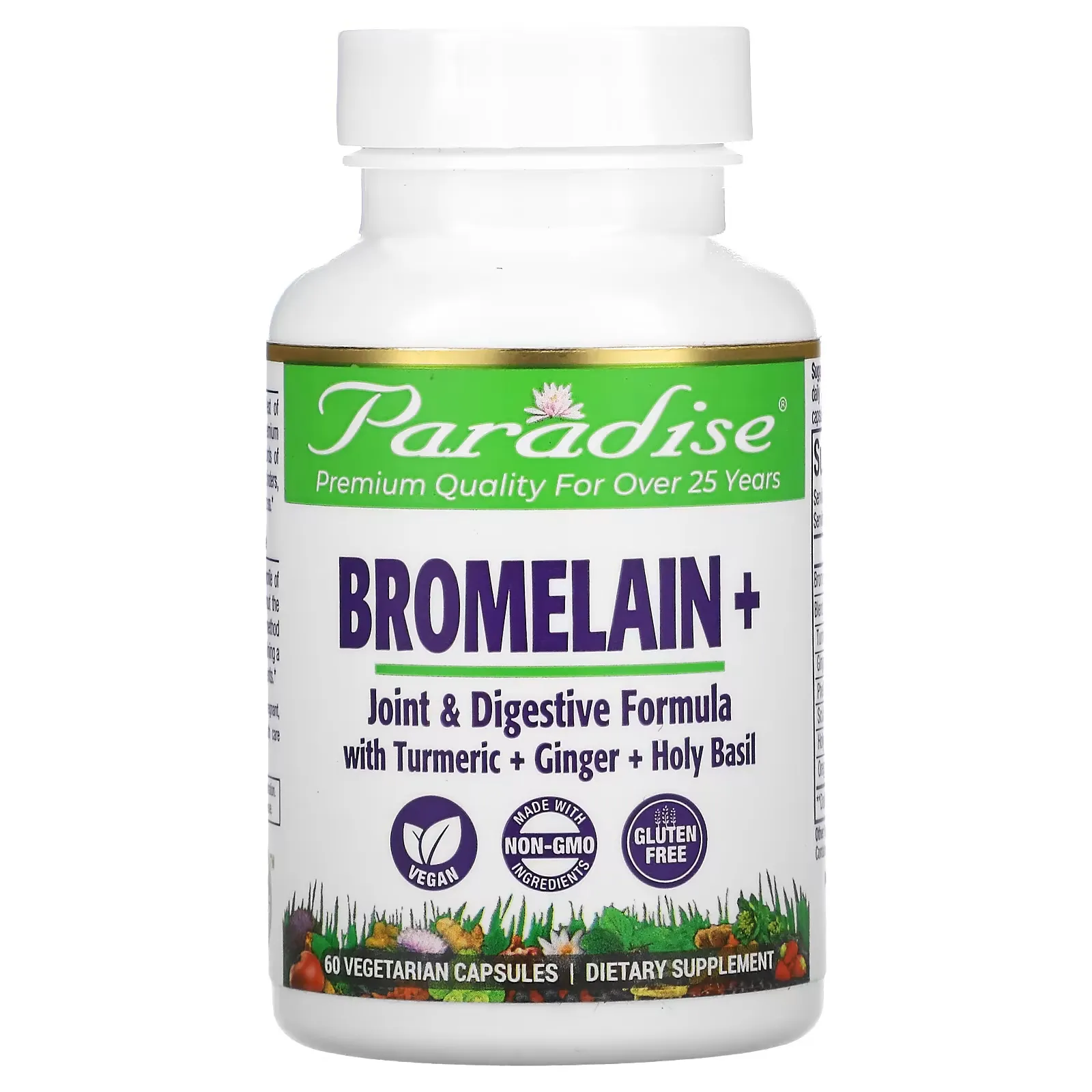 Bromelain+, 60 Vegetarian Capsules