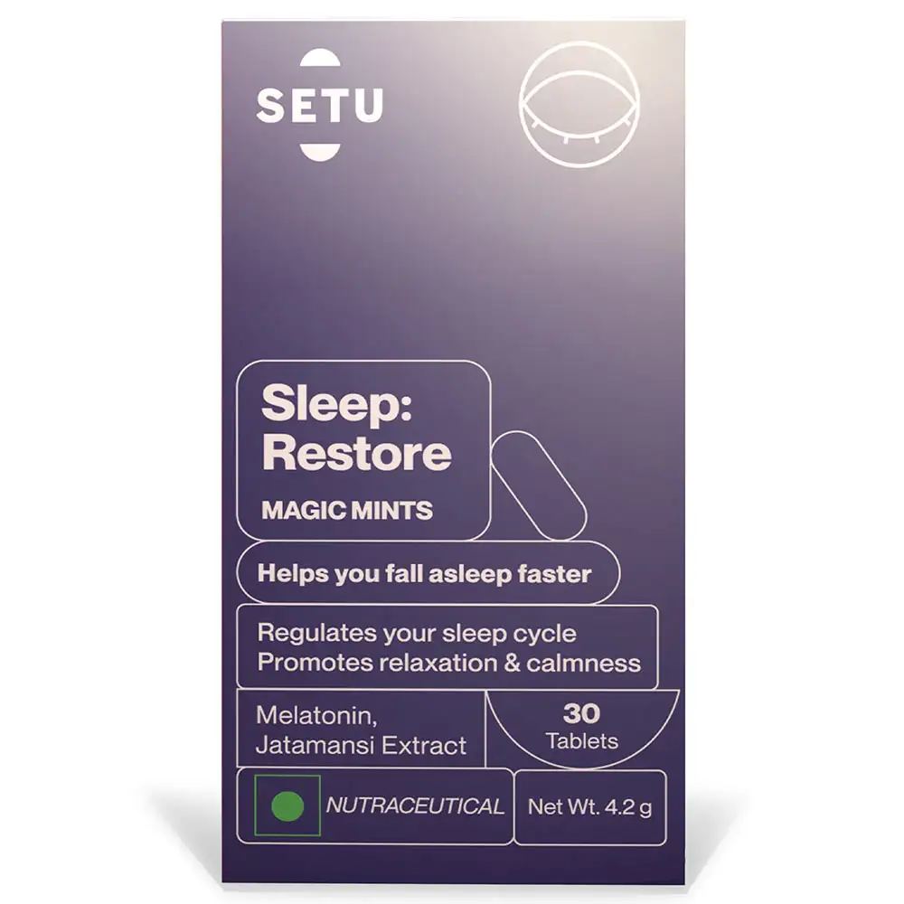 Setu Sleep: Restore,  30 tablet(s)  Unflavoured