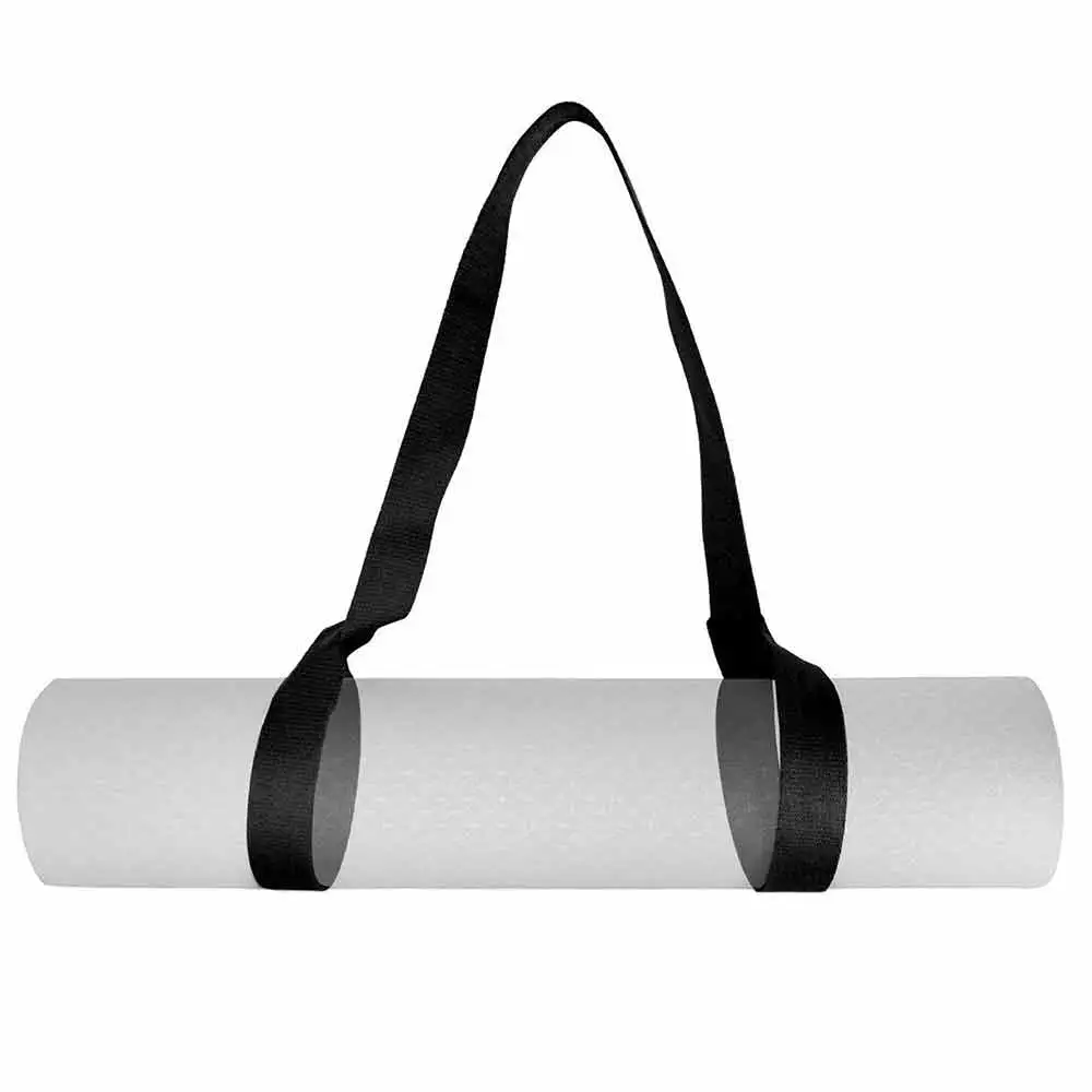 Strauss Yoga Mat Strap,  Black  Free Size