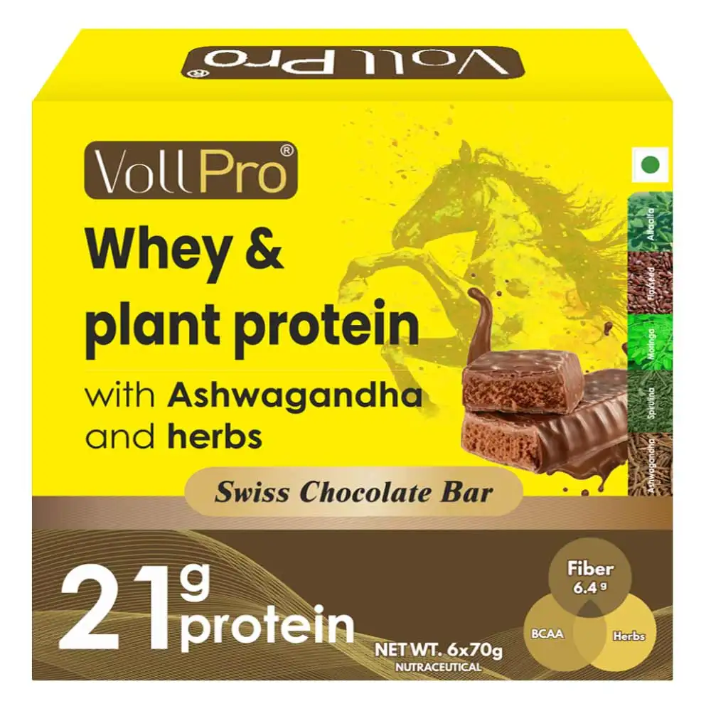 Voll Sante Voll Pro Protein Bar,  6 bar(s)  Swiss Chocolate