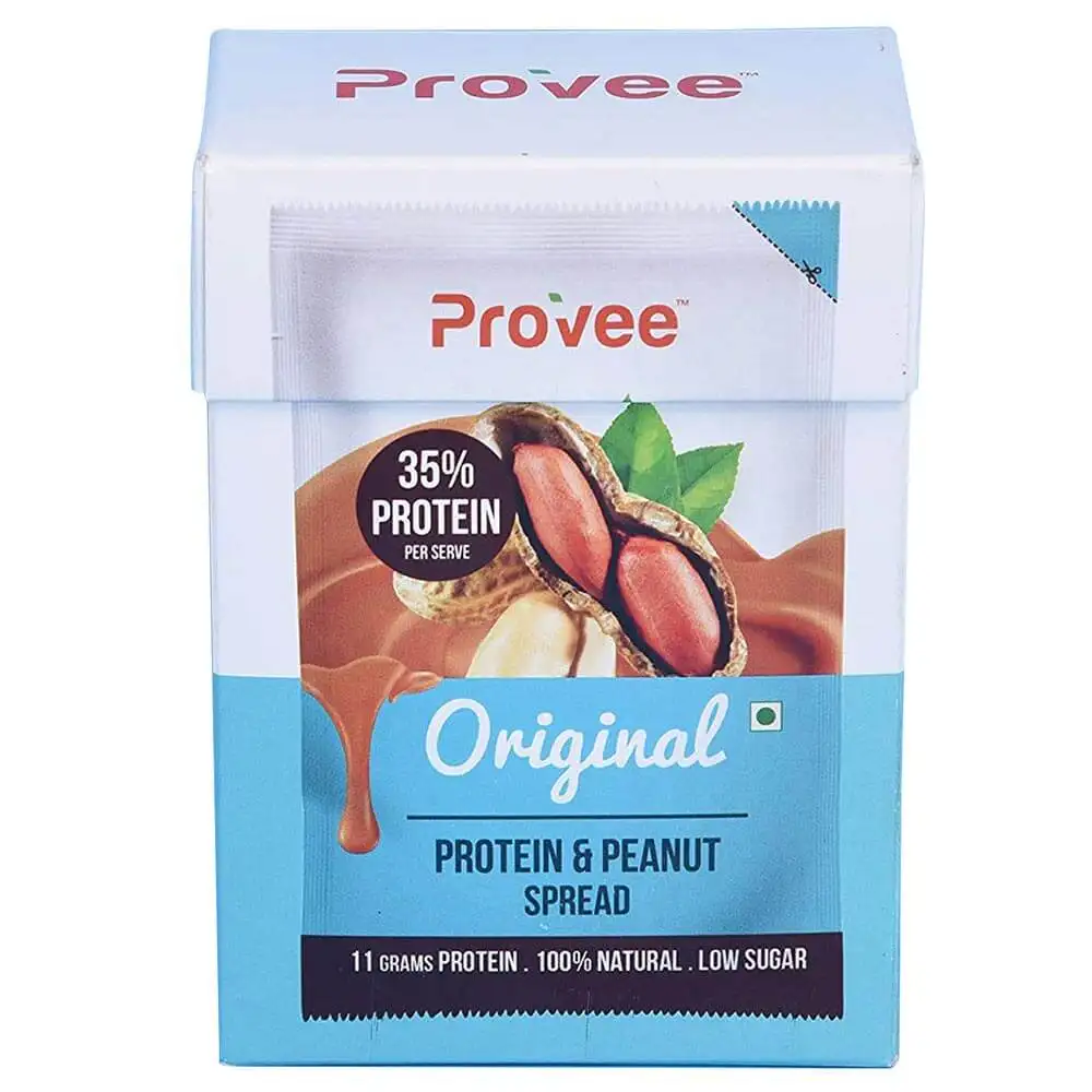 Provee Original Protein and Peanut Spread,  6 sachets/pack  Natural