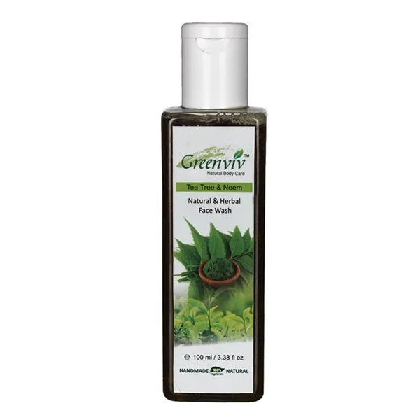 Greenviv Natural Tea Tree & Neem Face Wash